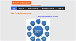Desktop Screenshot of marketforcestrategies.com